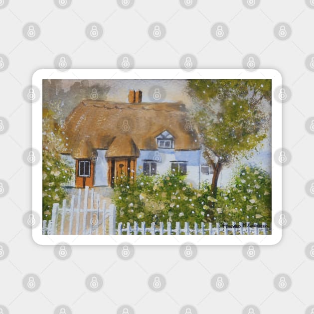 Little Cottage Magnet by FrancesArt