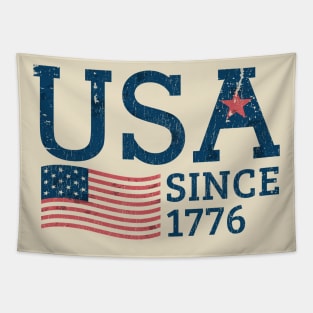 July 4th USA Since 1776 - Retro Tapestry