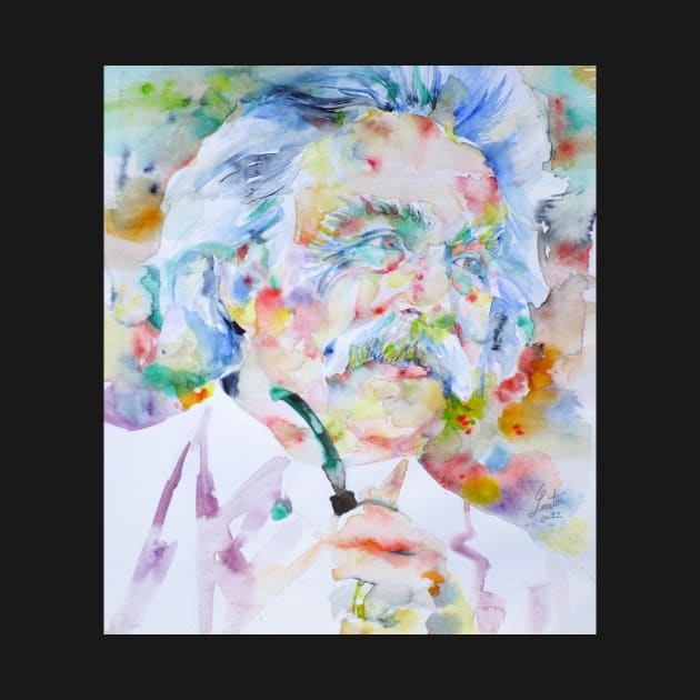 MARK TWAIN watercolor portrait .1 by lautir