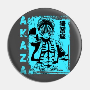 Blue akazza slayer Pin