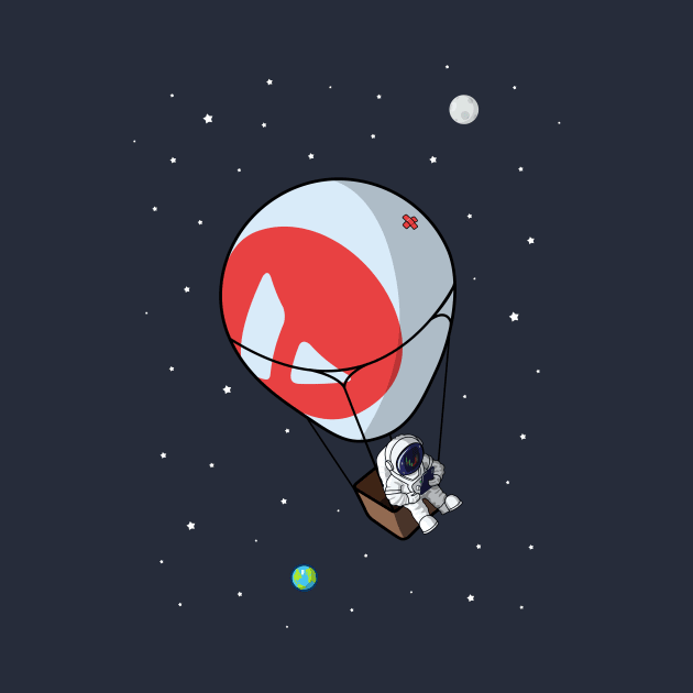 Avalanche AVAX. To the Moon. T-shirt by rimau