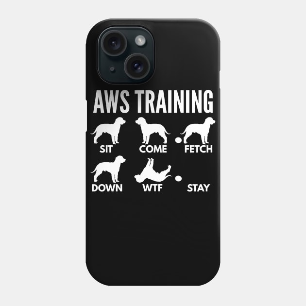 American Water Spaniel Training AWS Tricks Phone Case by DoggyStyles