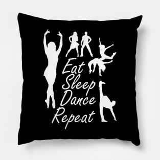 Dancing lover - Eat Sleep Dance Repeat Pillow