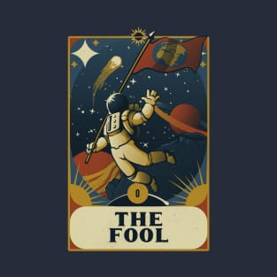 Astronaut Tarot Fool by Tobe Fonseca T-Shirt