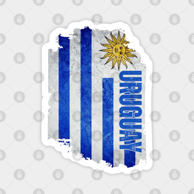 Uruguay flag, uruguayan flag Magnet by eka123