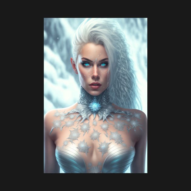 Frozen Lady of the North by AICreateWorlds