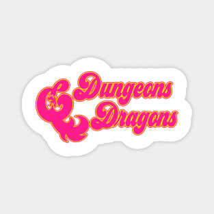 Bright Dungeons & Colorful Dragons Magnet