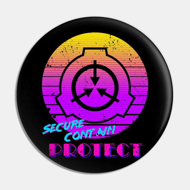 SCP Retro - alternate Pin by CCDesign