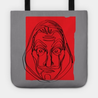 Dali Red Mask Tote