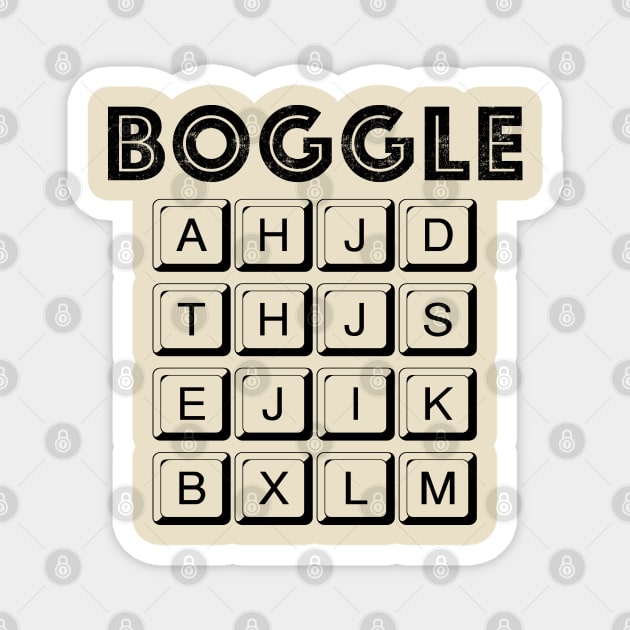 word search boggle Magnet by KMLdesign