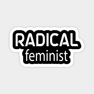 Women's Radical Feminist, Printed Feminism T-Shirt Magnet