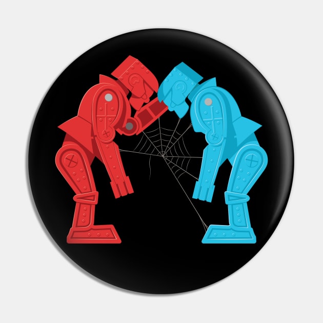 Nostalgic Toys - Robots Pin by CuriousCurios