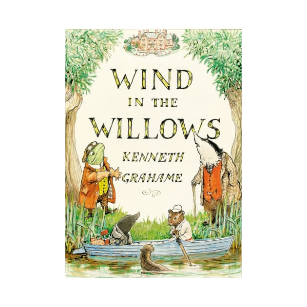 Wind in The Willows Book Cover by booksnbobs