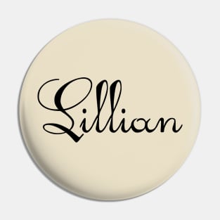 Pick your name. Lillian Pin