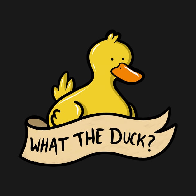 What the Duck? by StripedCactusArt