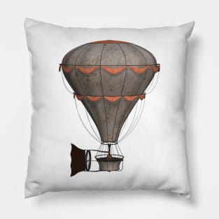 Whimsical vintage balloon print Pillow