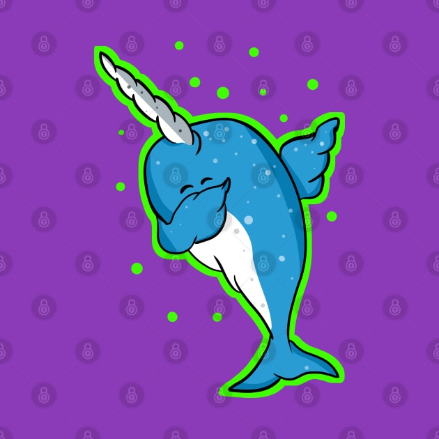 Narwhale Dabbing by mailboxdisco