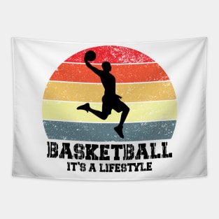 basketball it's a lifestile Tapestry