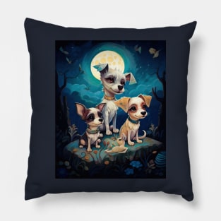 Three cute puppies Pillow