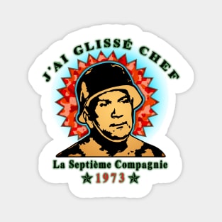 J'ai glissé chef Magnet