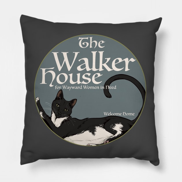 The Walker House: Welcome Home Pillow by Old Gods of Appalachia