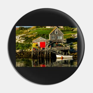 Evening at Peggys Cove Pin