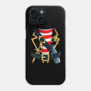 Pirate Buccaneer Costume  Funny Halloween Novelty Phone Case