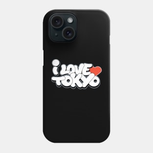 I Love Tokyo Graffiti Style Phone Case