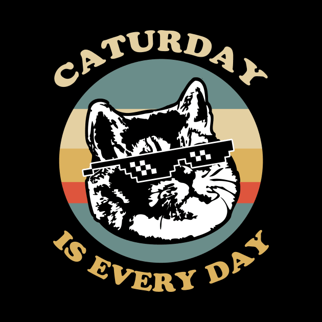 Caturday Deal With It by Electrovista