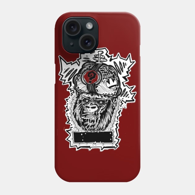 Gorilla Bomb Phone Case by paintchips