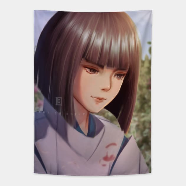 Haku Tapestry by Gdoodles