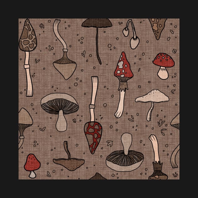 Dirt Mushrooms by SugarPineDesign