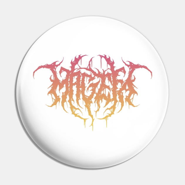 MAGEFA-New Logo Vibrant on White Pin by MAGEFA- Merch Store on TEEPUBLIC