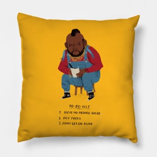 Mr T to-do-list Pillow