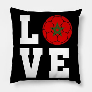 Morocco Football Pillow