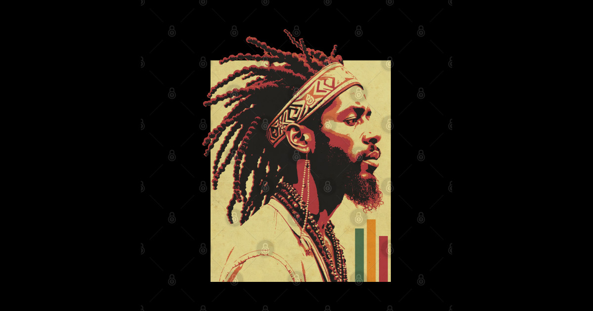 Rastaman Poster - Rastafari - Sticker | TeePublic