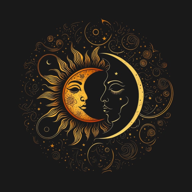 Sun and Moon by UnrealArtDude