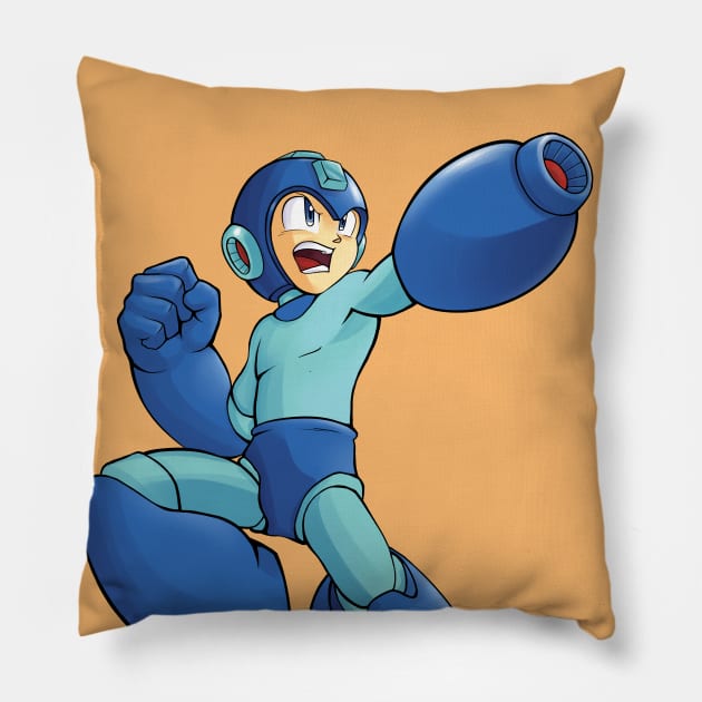 Mega Man Pillow by andrewvado