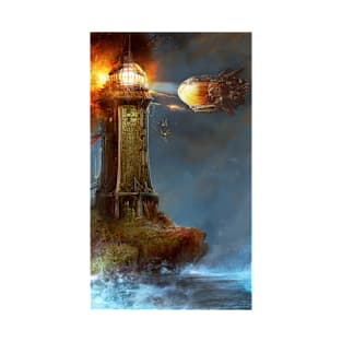 Steampunk Tower Attack! T-Shirt