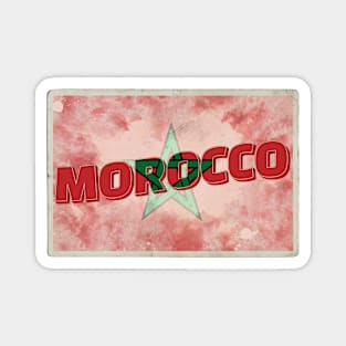 Morocco Vintage style retro souvenir Magnet