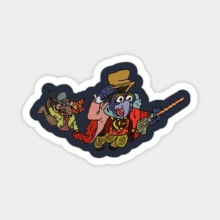 Muppet Christmas Carol - Gonzo and Rizzo flying Magnet