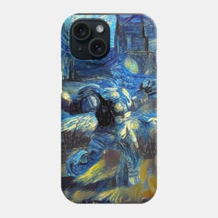 Dragon Age Origins Shale The Golem in Honnleath Starry Night Phone Case