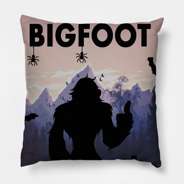 BIGFOOT Pillow by befine01