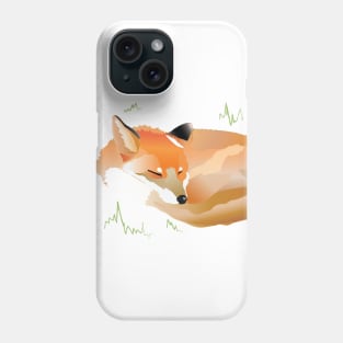 Sleepy Fox Phone Case