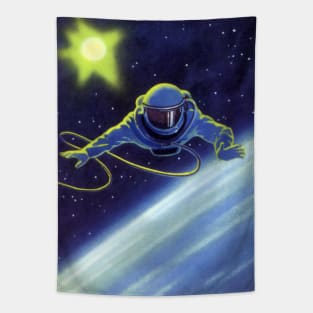 Vintage Science Fiction Tapestry