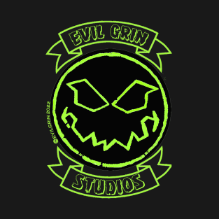 Evil Grin Studios back patch design T-Shirt