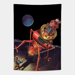 Vintage Science Fiction Tapestry