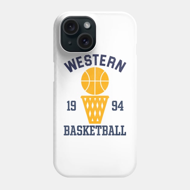 Blue Chips Western Basketball Training Top Phone Case by darklordpug