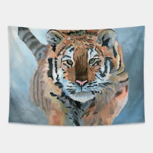 Snow tiger Tapestry