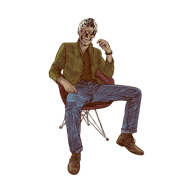 Zombie Sitting by jafaris